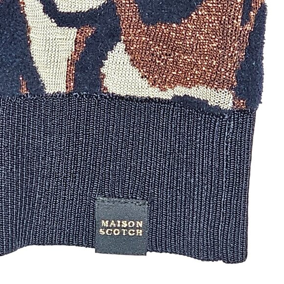 Maison Scotch & Soda Knitwear Marbled Sweater Top Multicolored Women Size Small - Picture 10 of 13